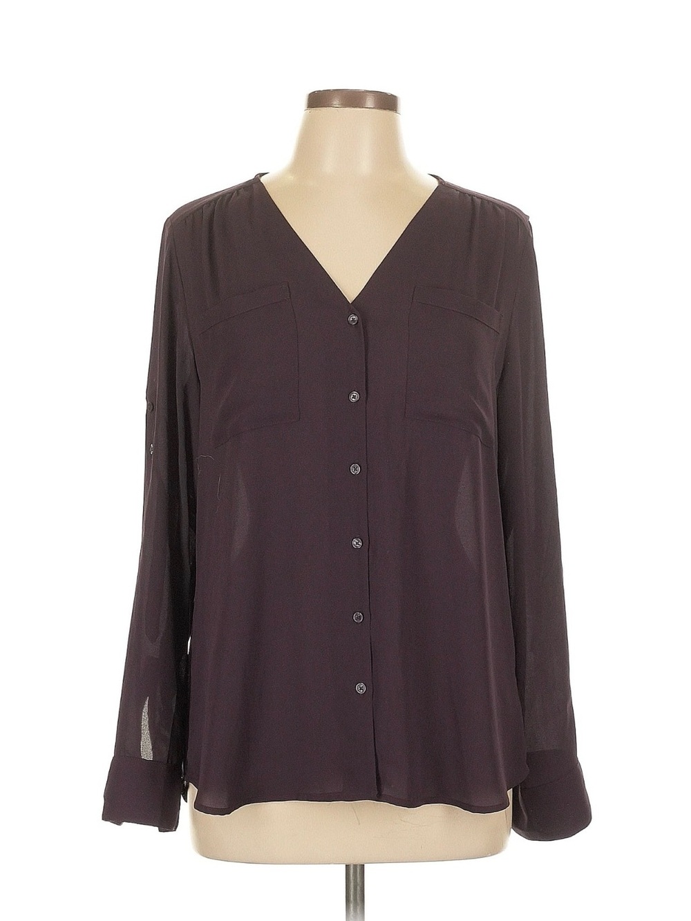 Express Deep Plum Women's Blouse